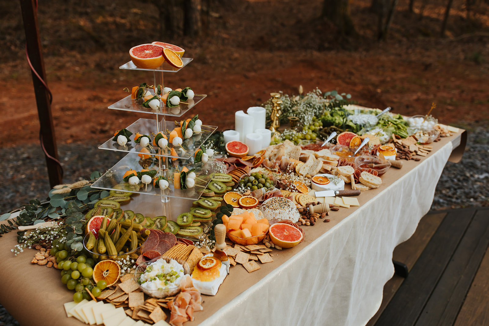 wedding buffet food