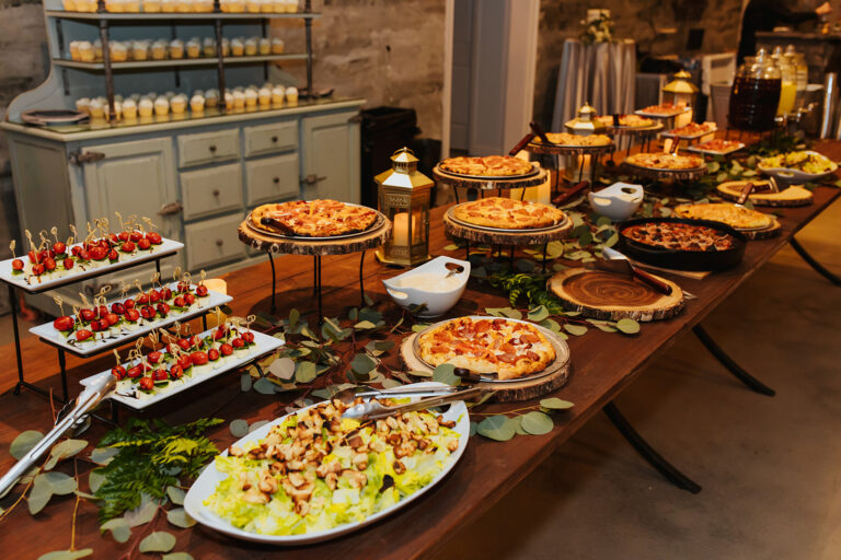 wedding pizza bar