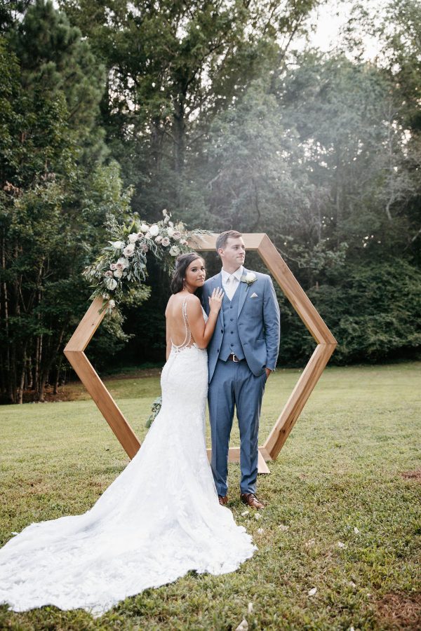spring wedding at the butterfly pavilion